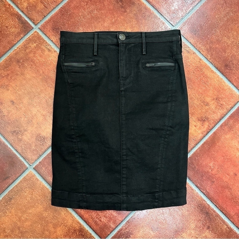 Earnest Sewn Charlotte Zip Skirt in Black